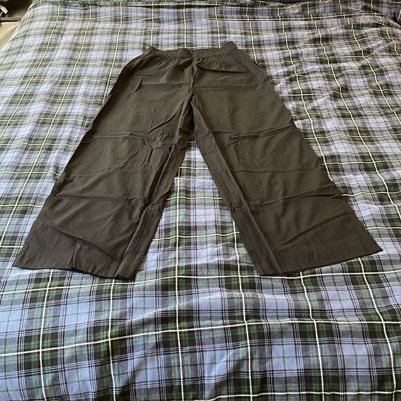 Madewell Drawstring Wide-Leg Pants True Black Women Size S - Picture 6 of 16